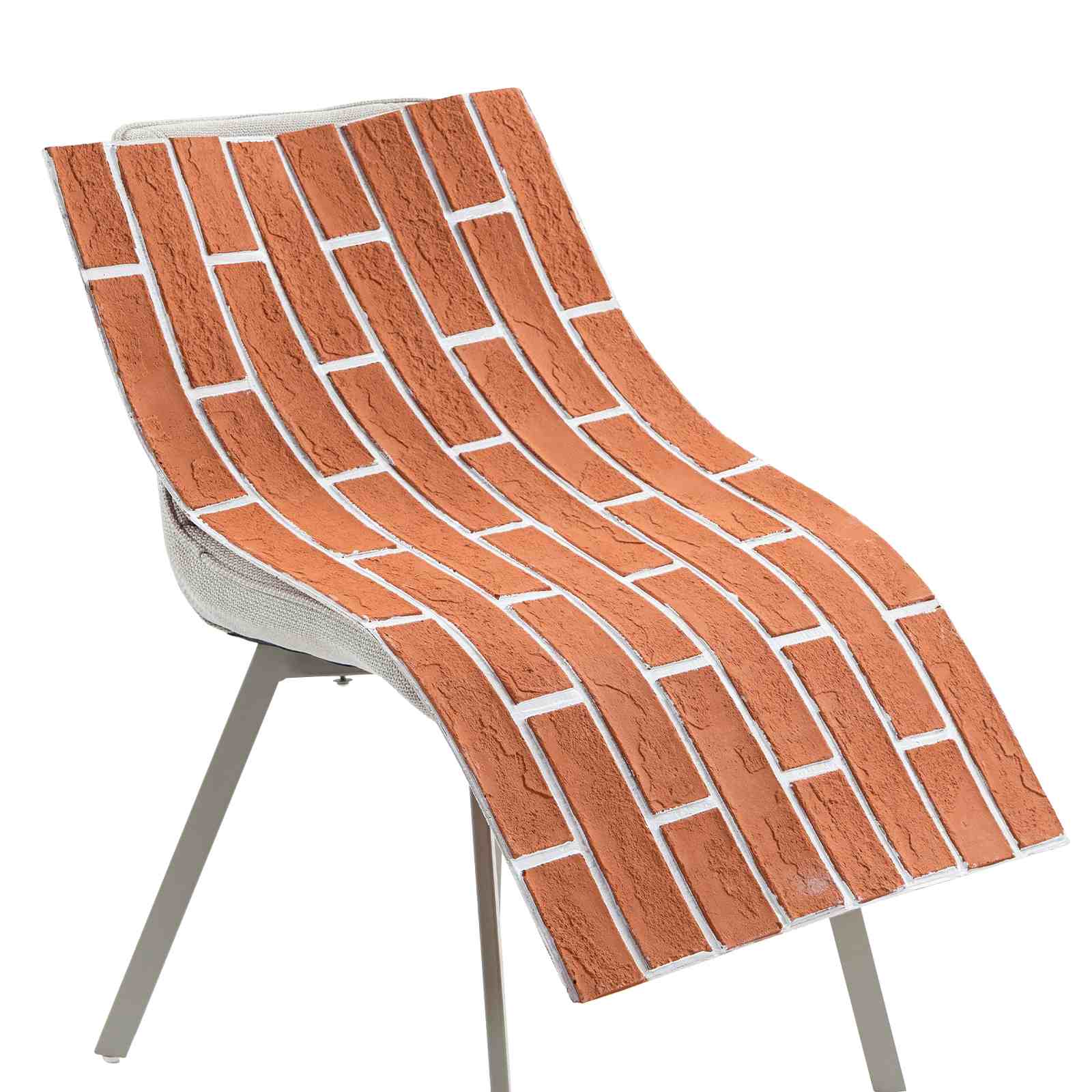 Brick-Texture Stone Wall Panels | Red - LW Keylanta