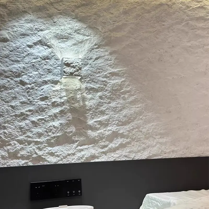 Engineered Faux Stone 3D Wall Panels – Moon White Keylanta