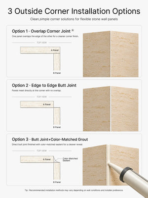 Travertine-Texture Stone Wall Panels | Roman Gold - SP Keylanta