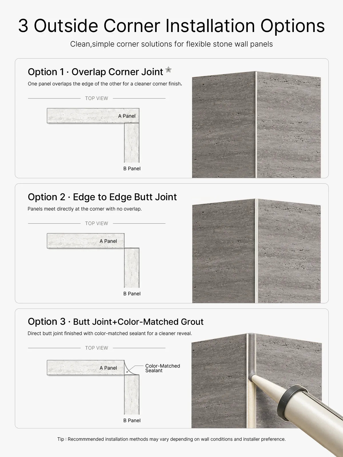 Travertine-Texture Stone Wall Panels | Italian Grey - IG Keylanta