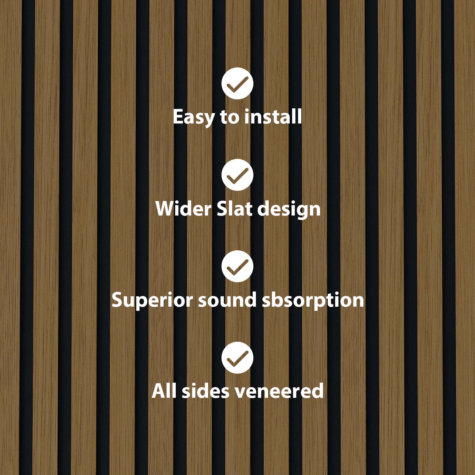 acoustic slat wall panel