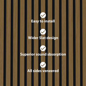acoustic slat wall panel