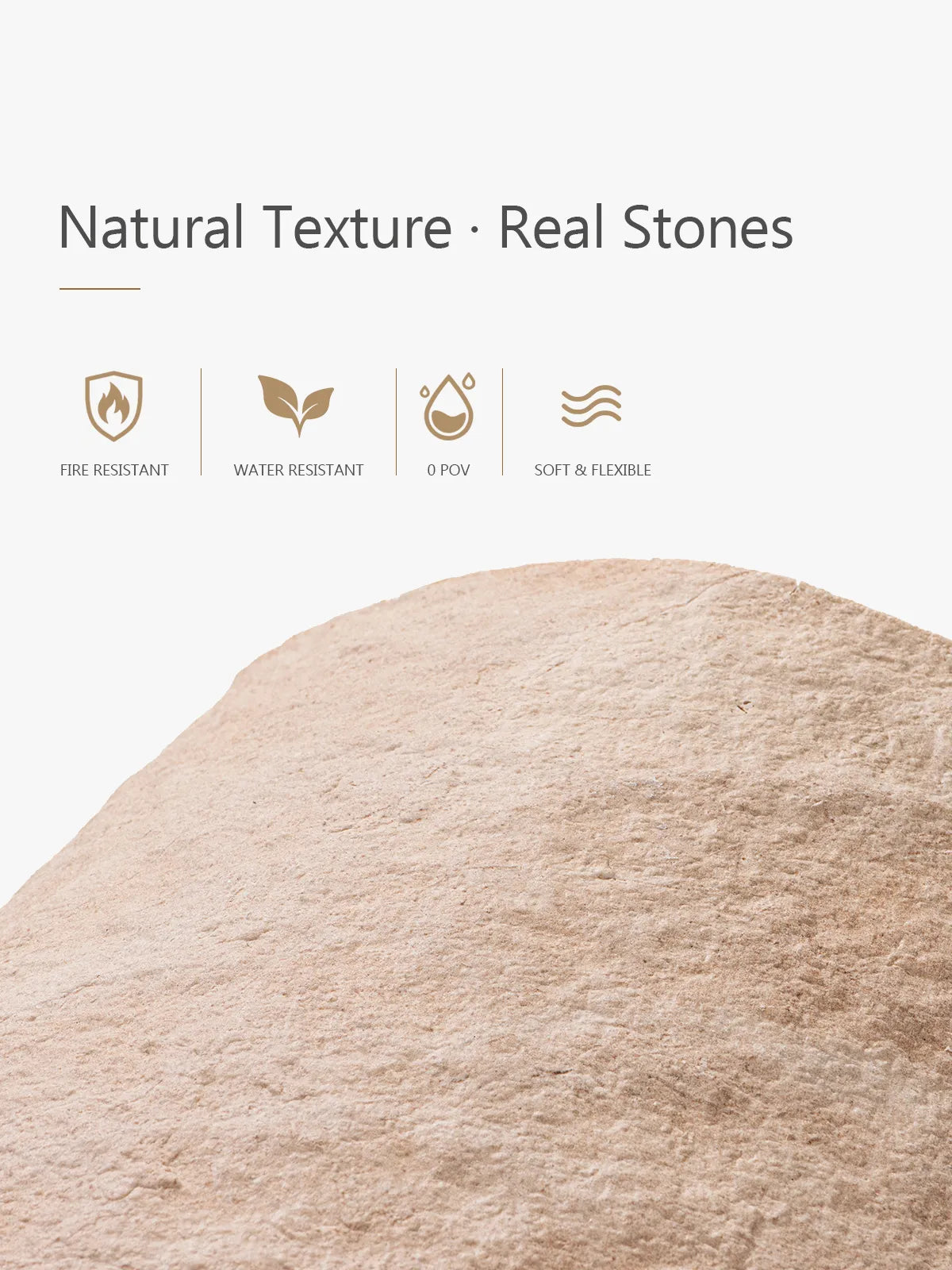 Granite-Texture Stone Wall Panels | Golden Sand Keylanta