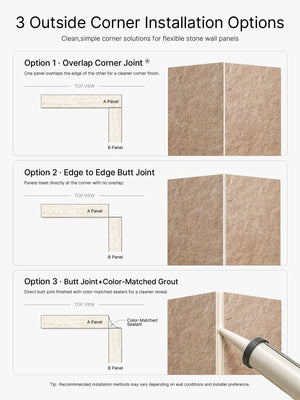 Granite-Texture Stone Wall Panels | Golden Sand Keylanta
