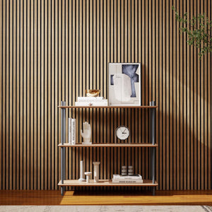 slat wall panel natural oak