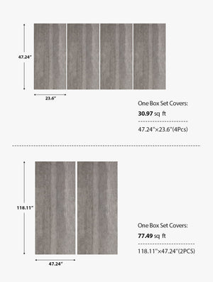 3D Flexible Travertine Wall Panels - Italian Grey