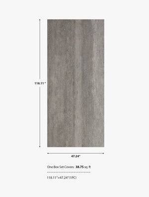 Travertine-Texture Stone Wall Panels | Italy Grey - IG