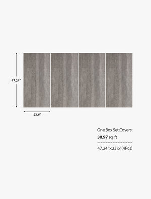 Travertine-Texture Stone Wall Panels | Italy Grey - IG