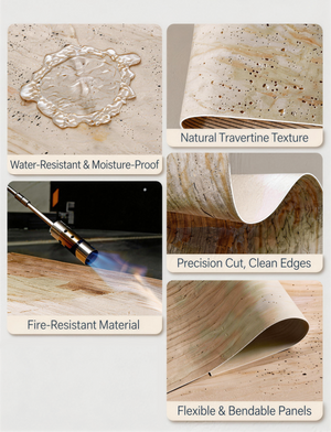 Milan Travertine Wall Panels – Feature Wall