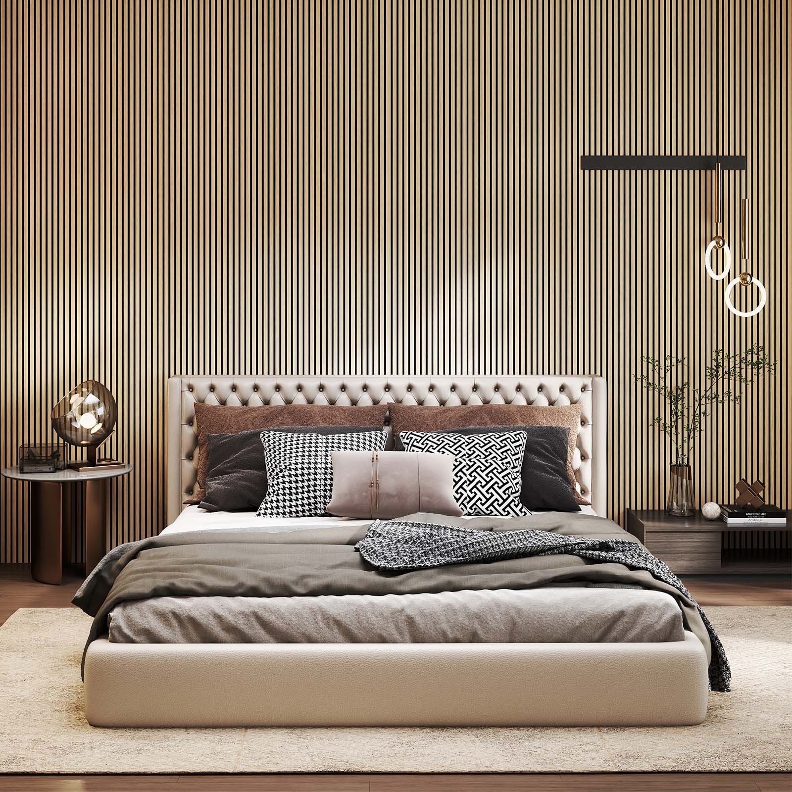 slat wall panel installation