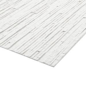 3D Stacked Stone Wall Panels Decor - White