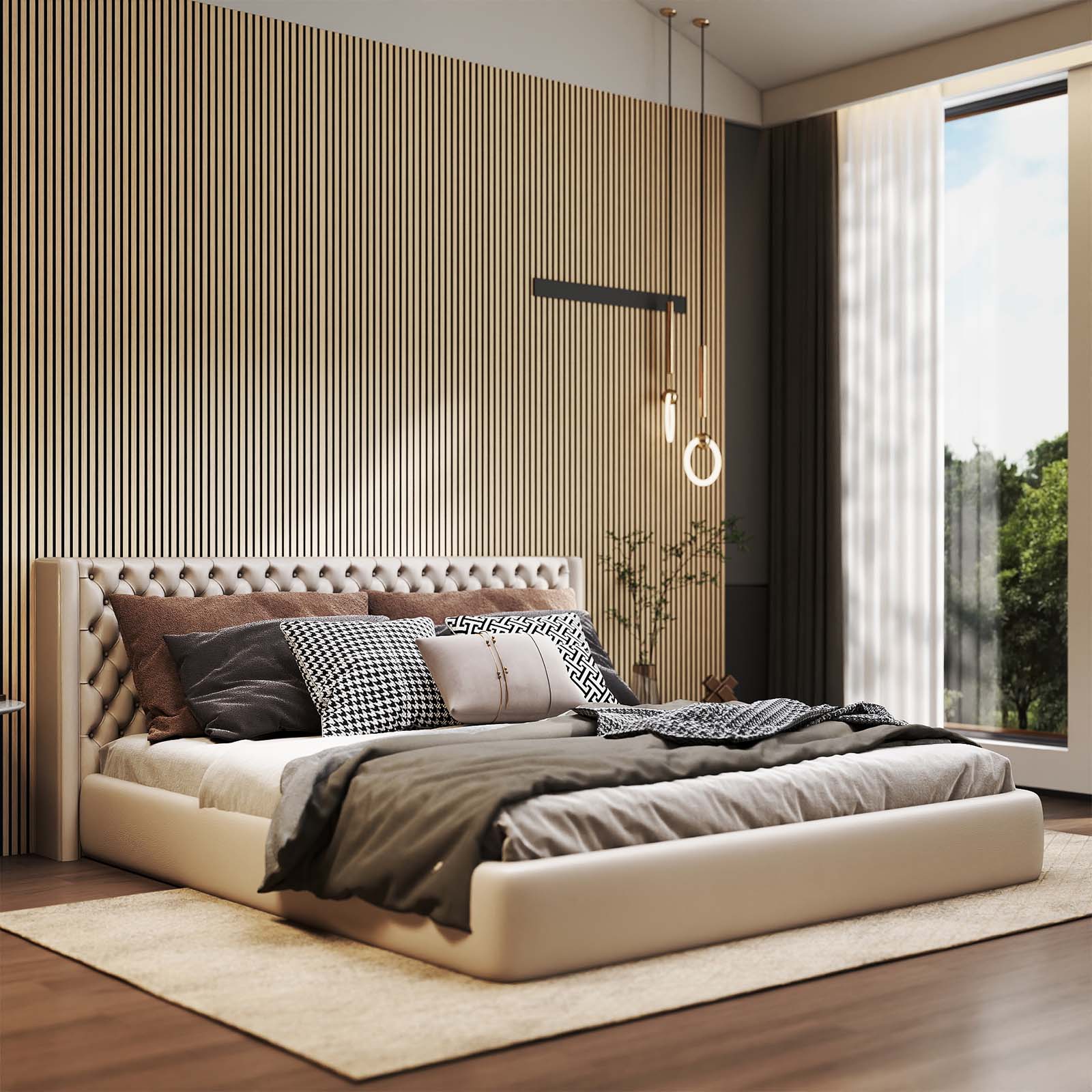slat wall panels wood