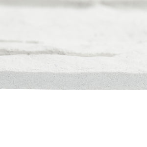 3D Stacked Stone Wall Panels Decor - White