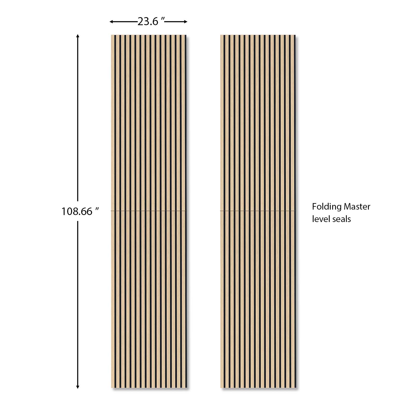 slat wall panel dimensions
