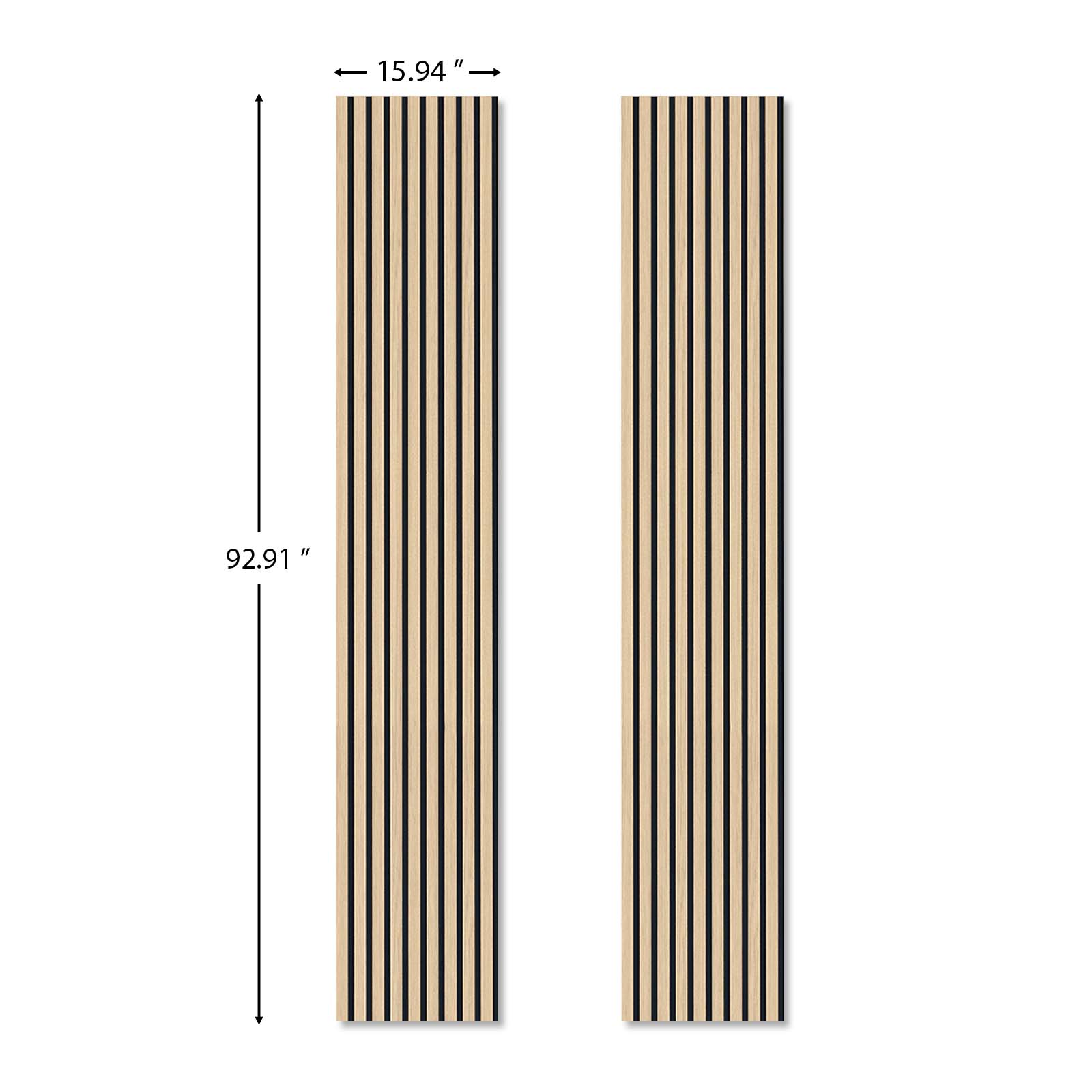 acoustic wood slat wall panel