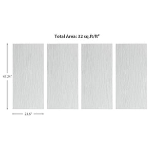 3D Stacking Stone Wall Panels Decor - White