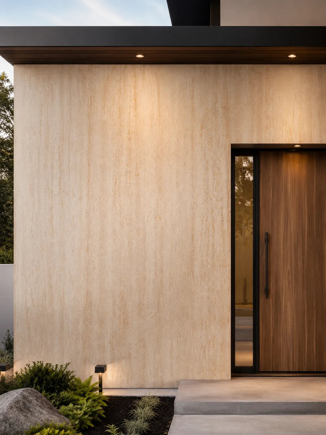 Travertine-Texture Stone Wall Panels | Roman Gold - SP Keylanta