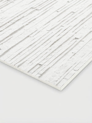 3D Stacked Stone Wall Panels Decor - White