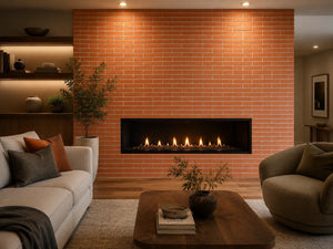 Brick Texture Stone Wall Panels | Red