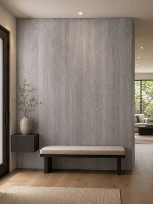 Travertine-Texture Stone Wall Panels | Italian Grey - IG Keylanta