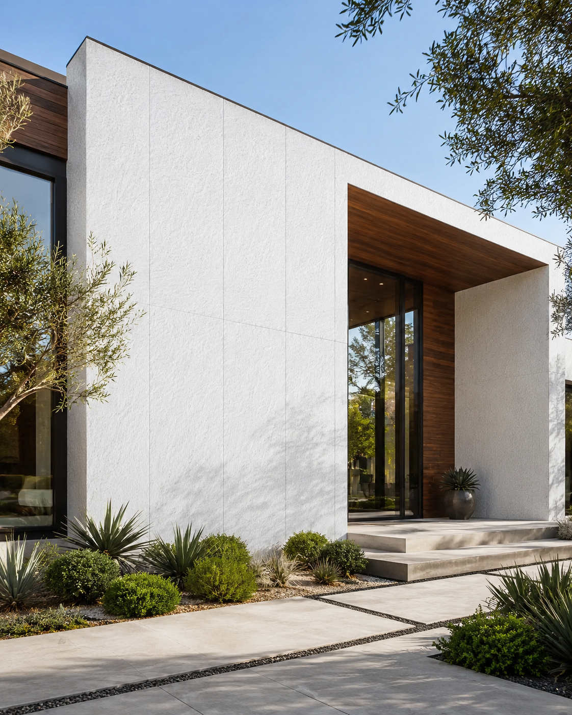Granite-Texture Stone Wall Panels | White Keylanta