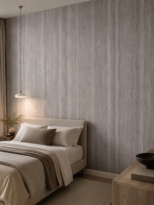 Travertine-Texture Stone Wall Panels | Italian Grey - IG Keylanta