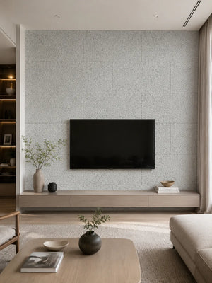 Sesame Speckled  Wall Panels Decor - Sesame Gray