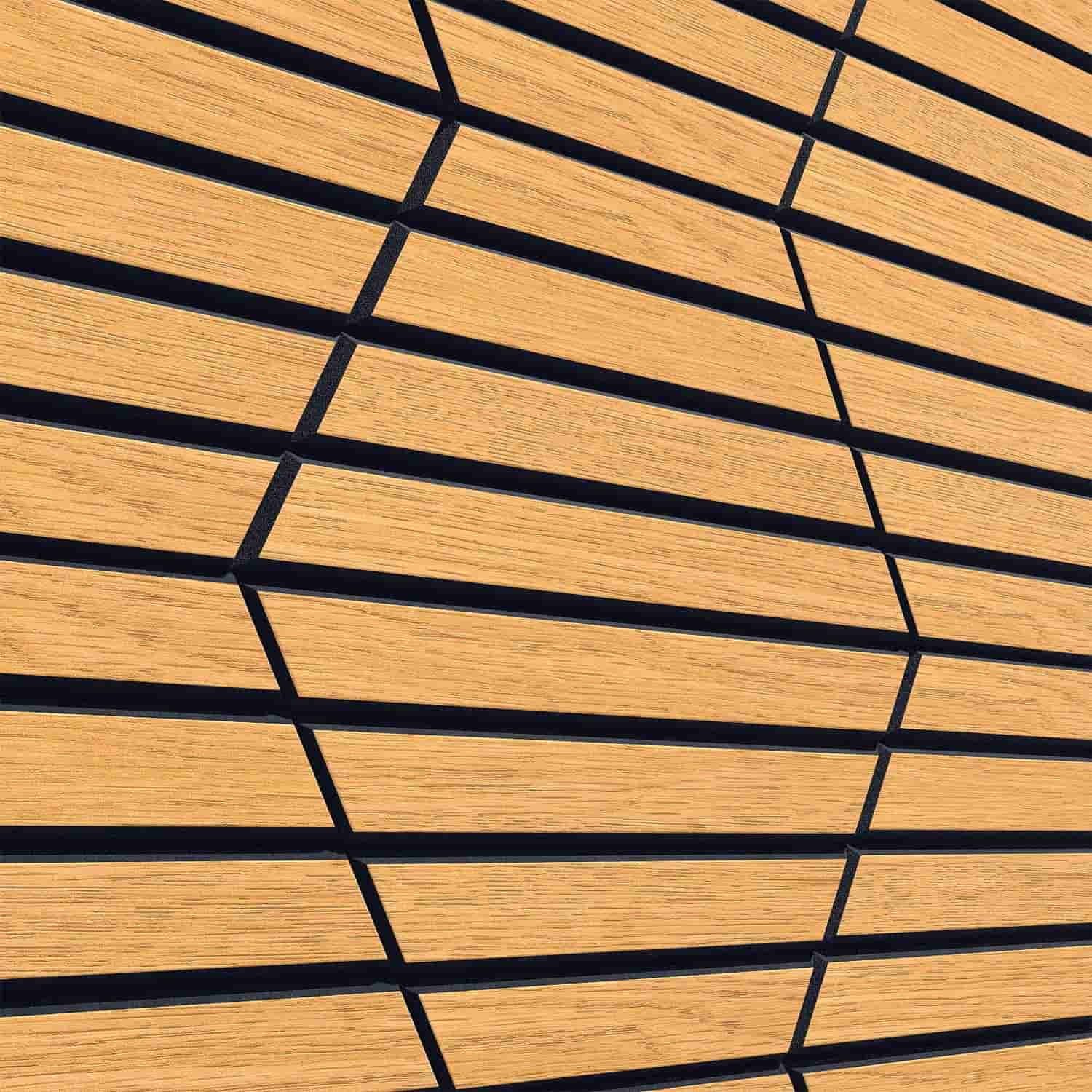 Rhombus Acoustic Slat Wall Panels - Stick