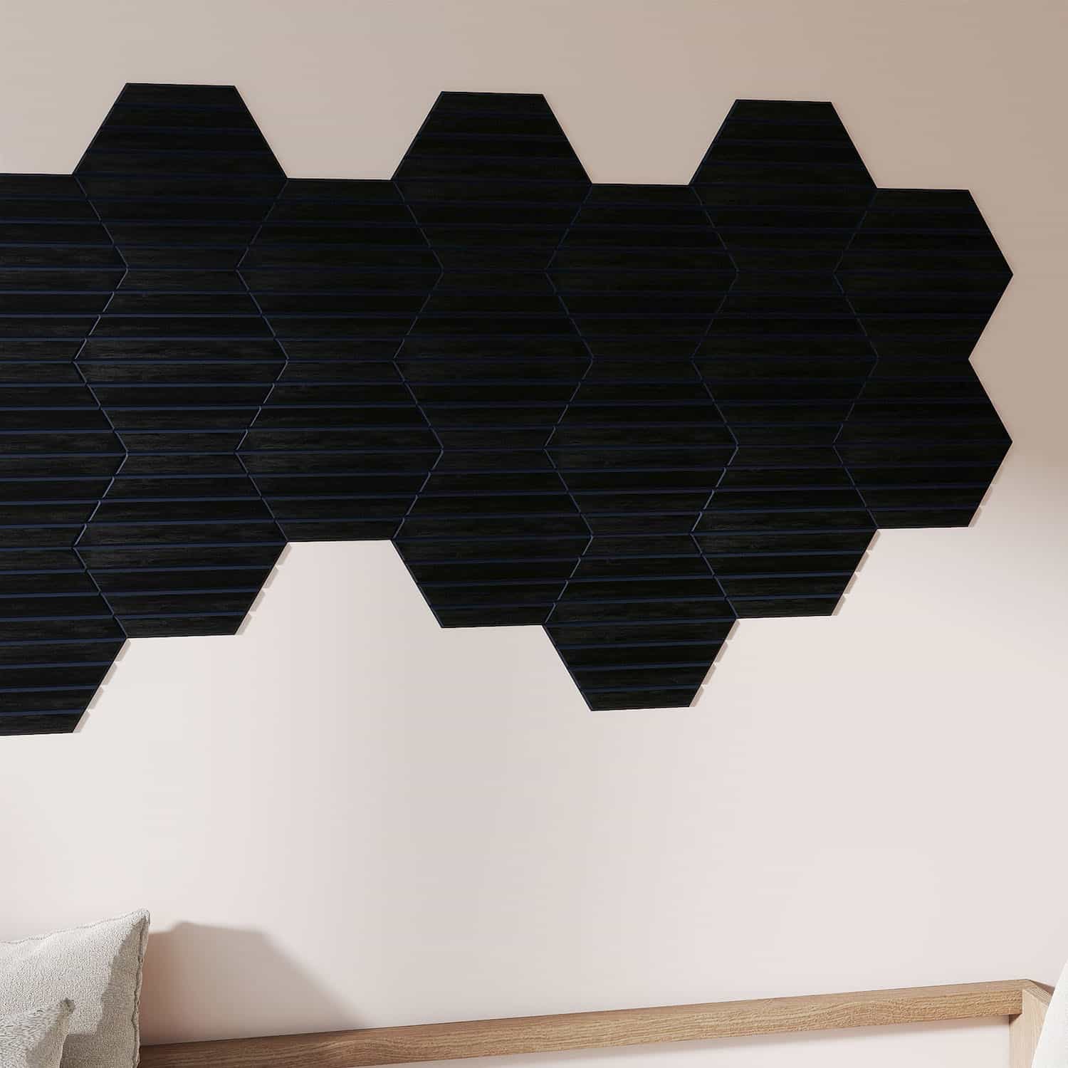 Rhombus Acoustic Slat Wall Panels - Stick