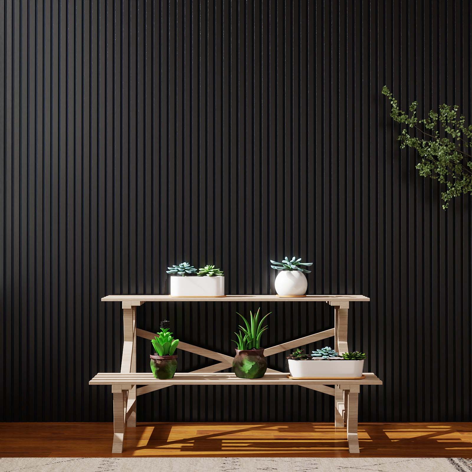 slat wall panel garage