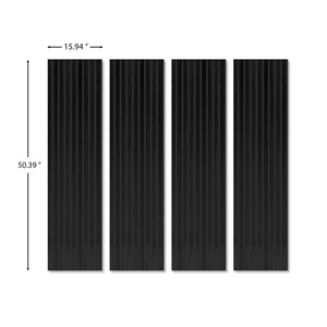 slat wall panel with shelves