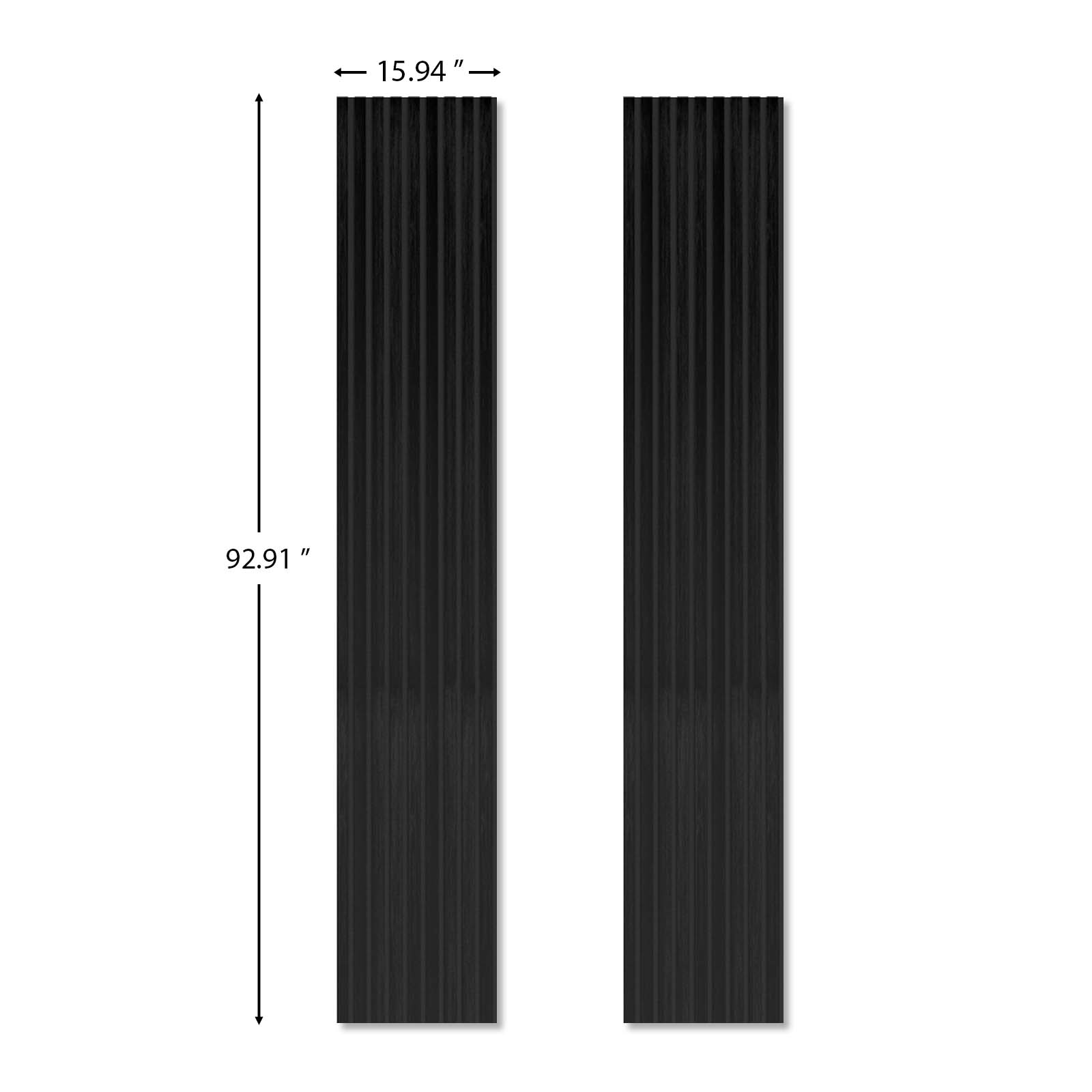 slat wall panel for retail