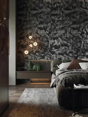 Engineered Faux Stone 3D Wall Panels  – Metallic