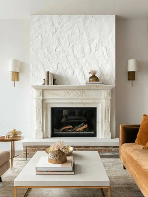 Engineered Faux Stone 3D Wall Panels – Moon White