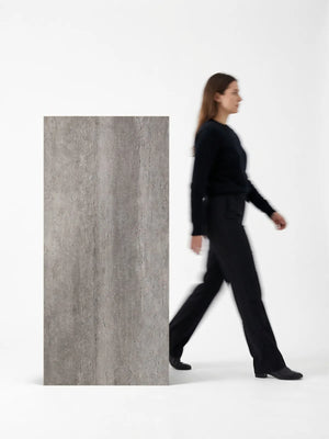 3D Flexible Travertine Wall Panels - Italian Grey
