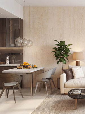 3D Flexible Travertine Stone Wall Panels - Roman